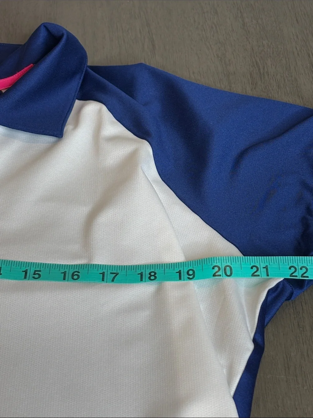 💙 EP Pro Women’s Golf Polo XL Navy Pink White Stretch Performance Top 💙 - Picture 7 of 10